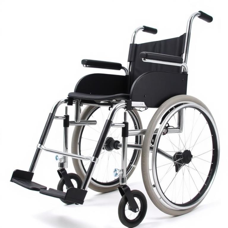 ASMS Manual Folding Wheelchair