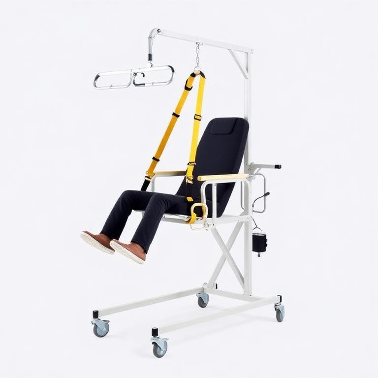 ASMS Manual Hydraulic Patient Lift — 400 lb