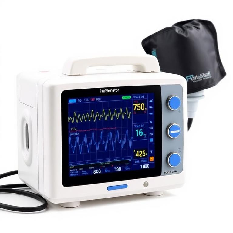 ASMS 6-Parameter Vital Signs Patient Monitor
