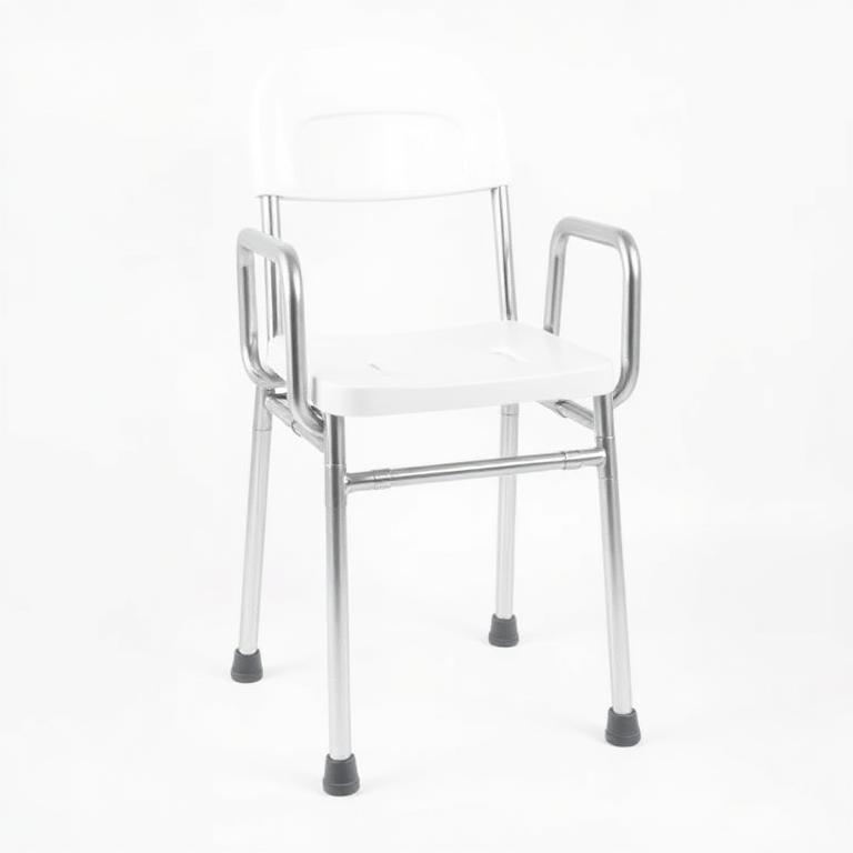 ASMS Adjustable Shower Chair with Back
