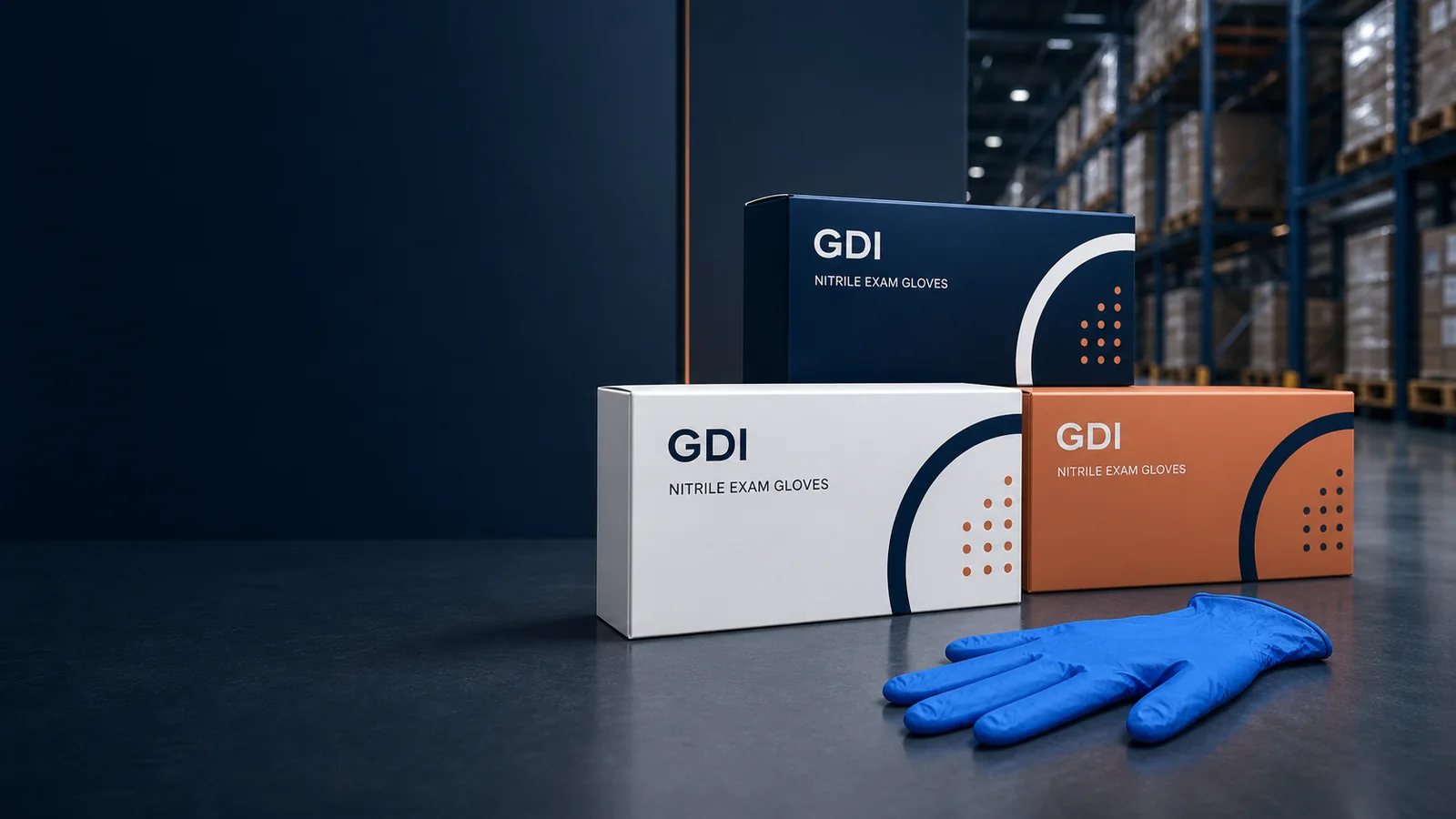 GDI Nitrile Examination Gloves — Powder-Free